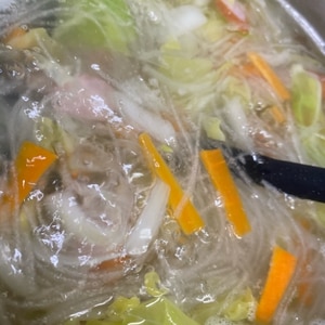 中華春雨スープ